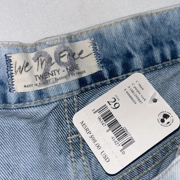 FREE PEOPLE Tapered Baggy Boyfriend in Purple Rock Sz 29 - Picture 10 of 10